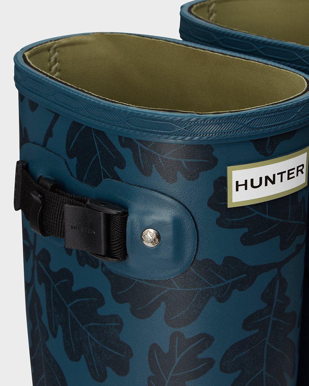 Botas De Altas National Trust Print Norris Field Hunter Mujer - Azules - 286540BWV